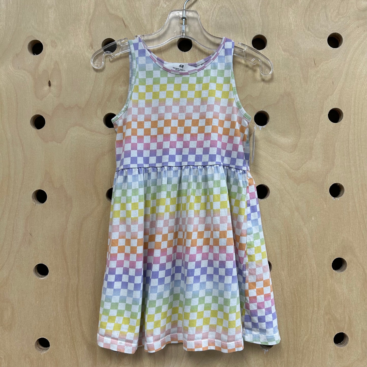 Colorful Checkered Dress