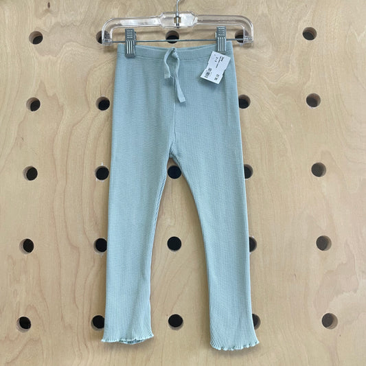 Aqua Waffle Leggings