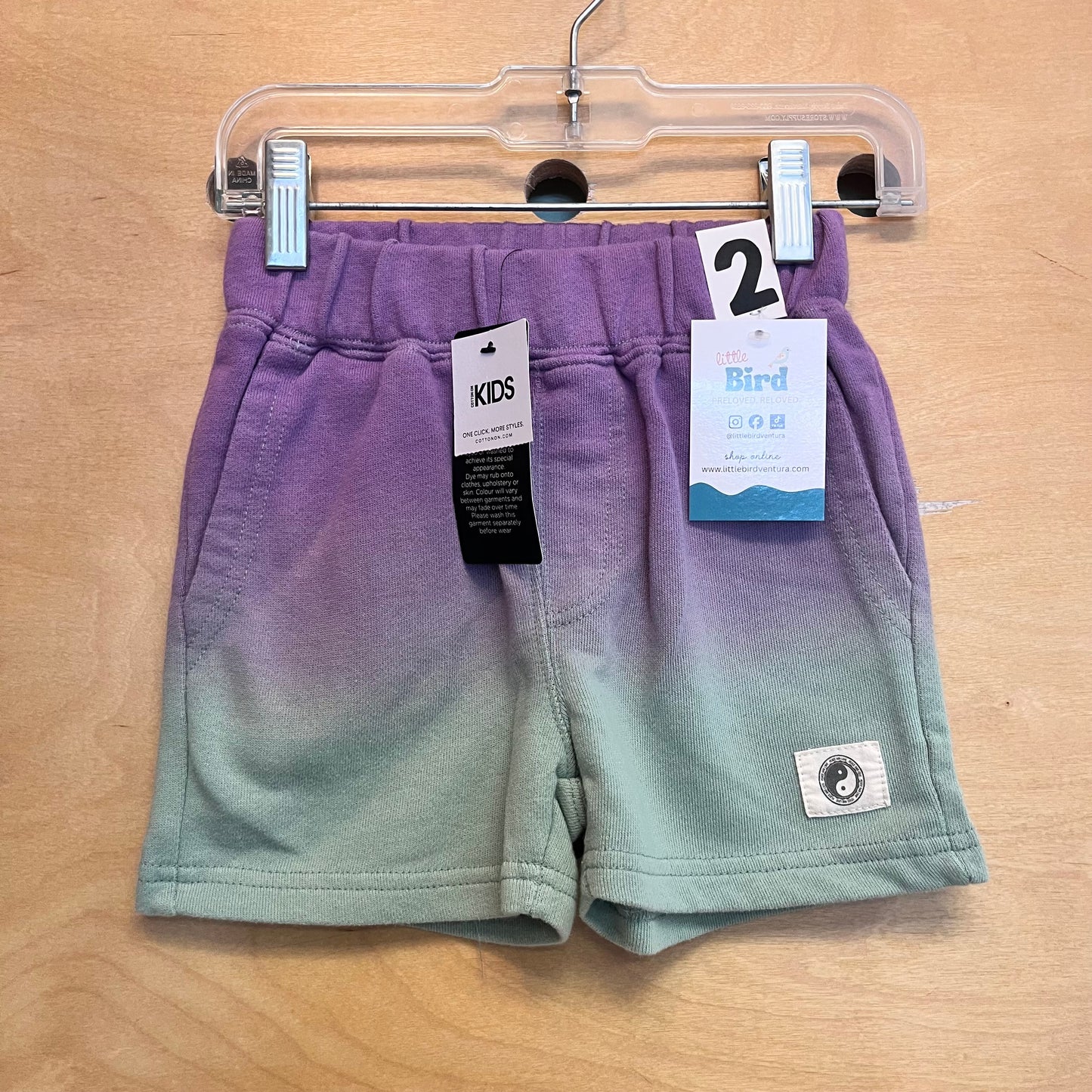 Dip Dyed French Terry Shorts NEW!