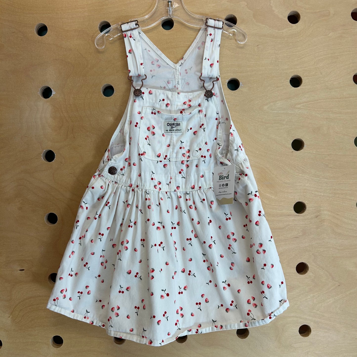 White Berries/Cherrys Denim Jumper