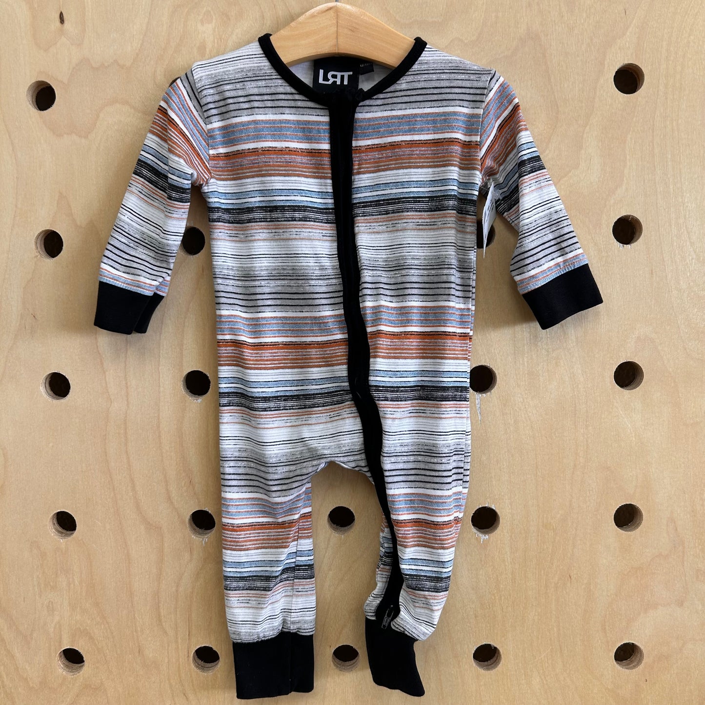 Orange & Blue Striped Zippy