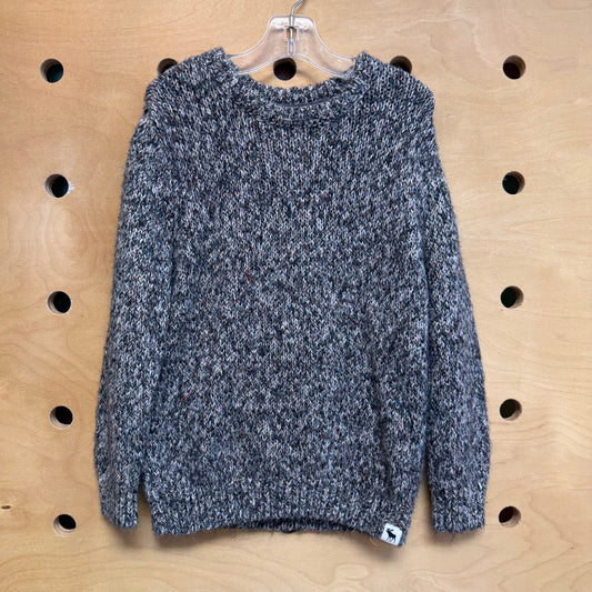 Grey/Multicolor Knit Sweater