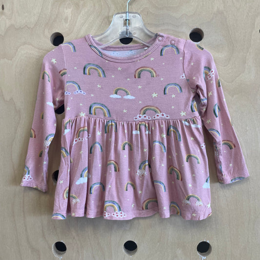 Pink Rainbows Bamboo Top