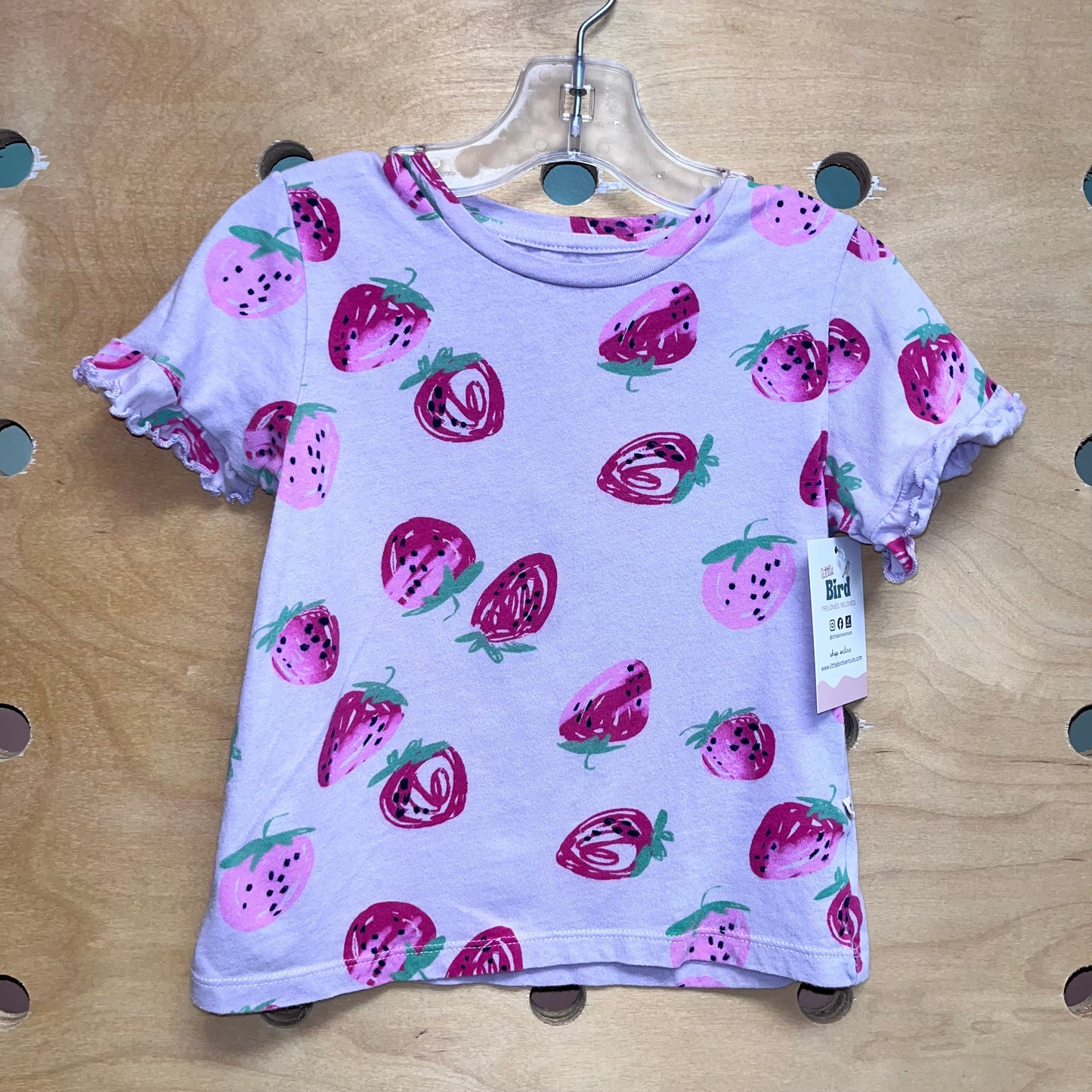Lavender/Pink Strawberry Tee