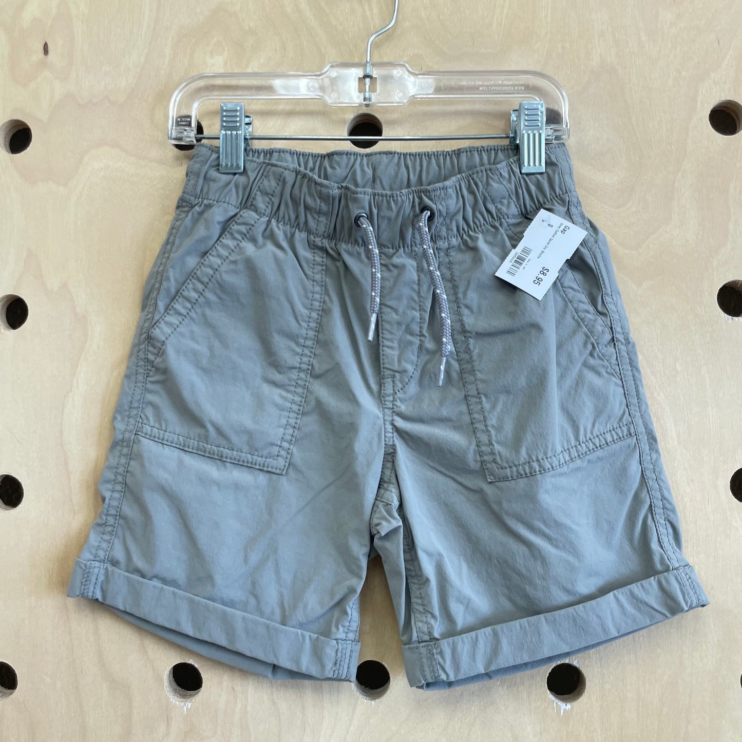 Grey Cuffed Quick Dry Shorts