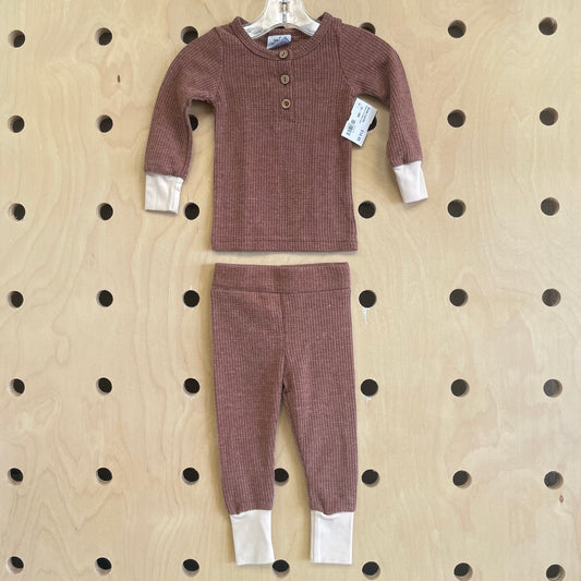 Brown & Tan Waffle Outfit