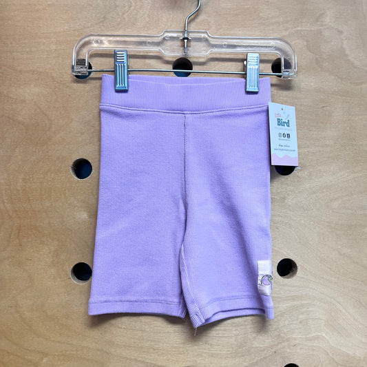 Lavender Ribbed Berry Patch Shorts