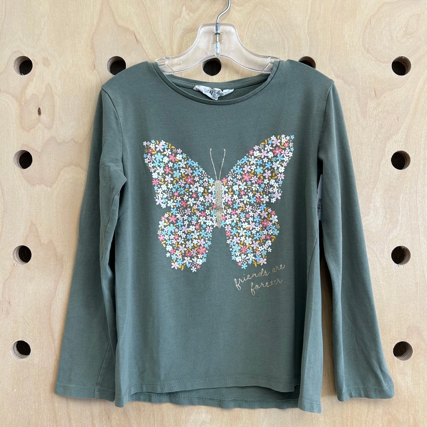 Green Butterfly Long Sleeve