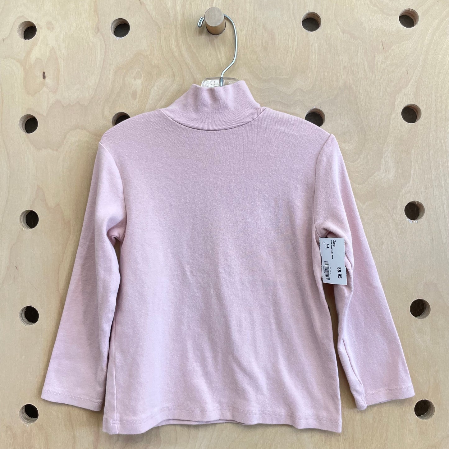 Pink Mock Turtle Neck