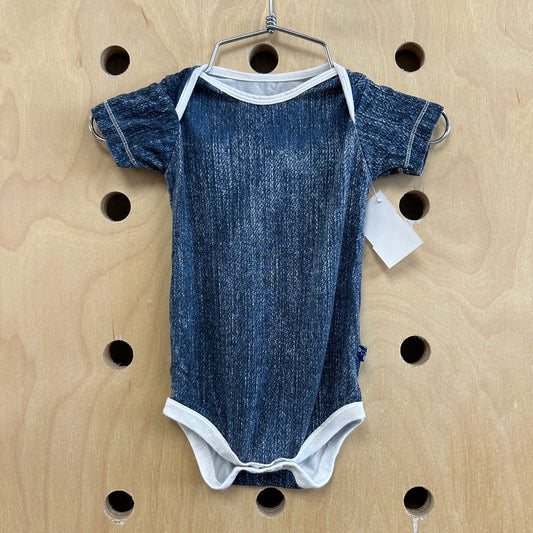 Blue Bamboo Bodysuit