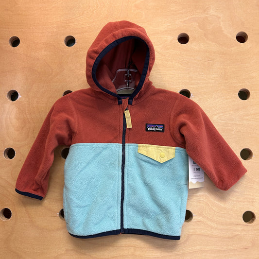 Micro D Snap T Jacket Rust/Blue