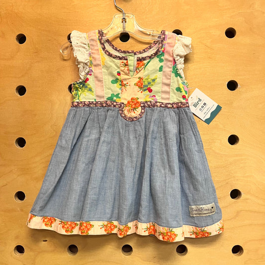 Blue Floral Dress