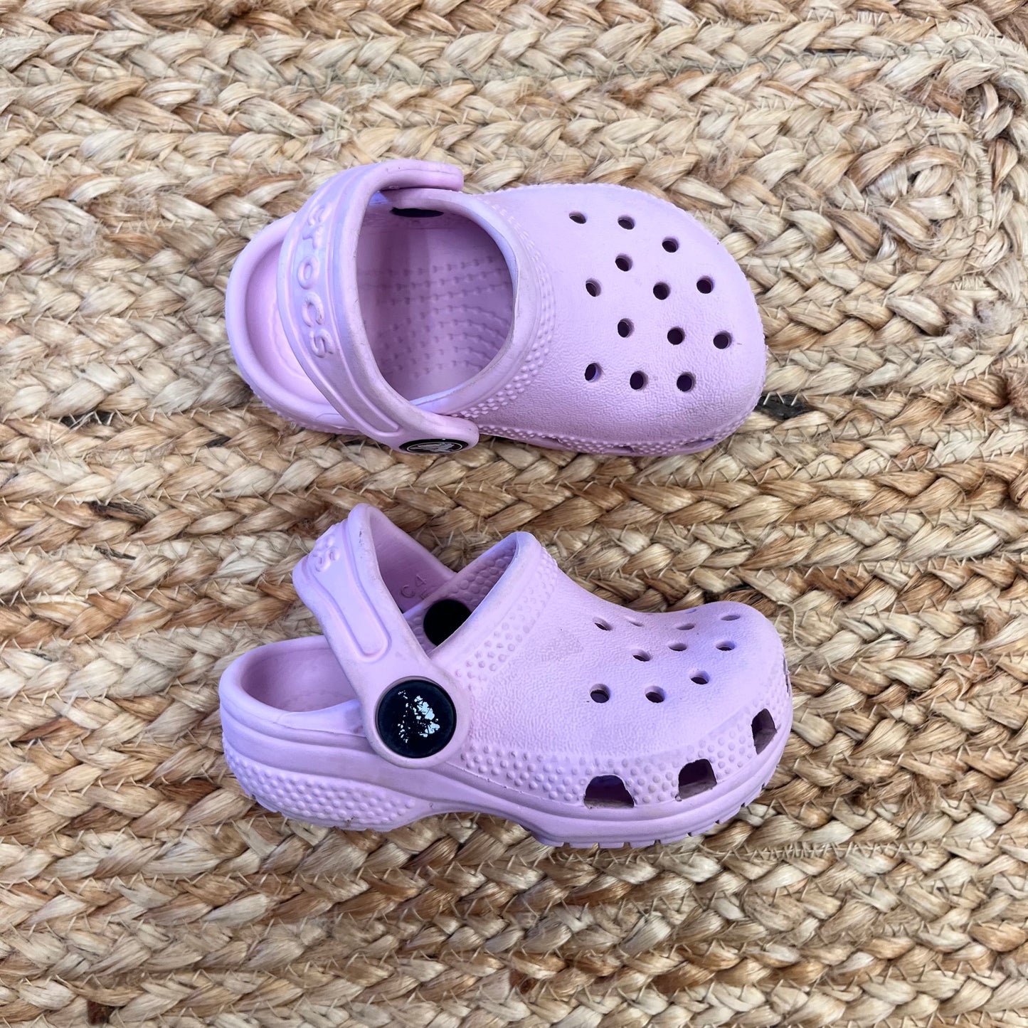 Pink Perforated Clogs