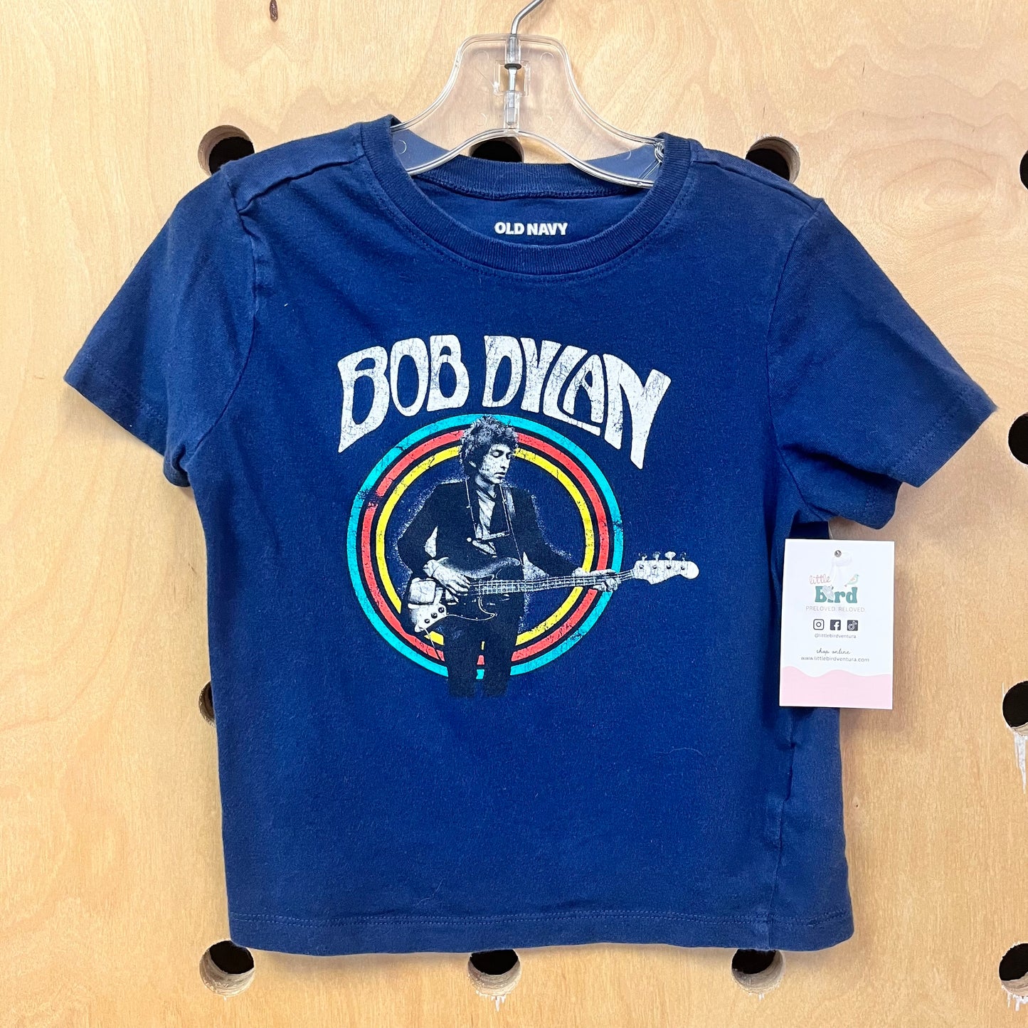 Navy Bob Dylan Tee