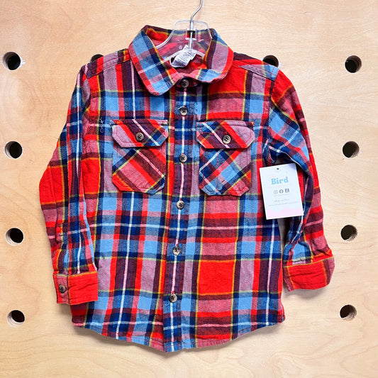 Red/Blue Plaid Flannel