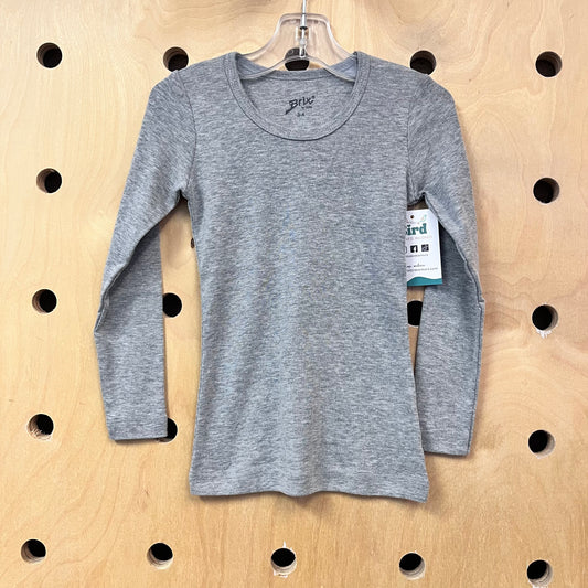 Grey LS Tee