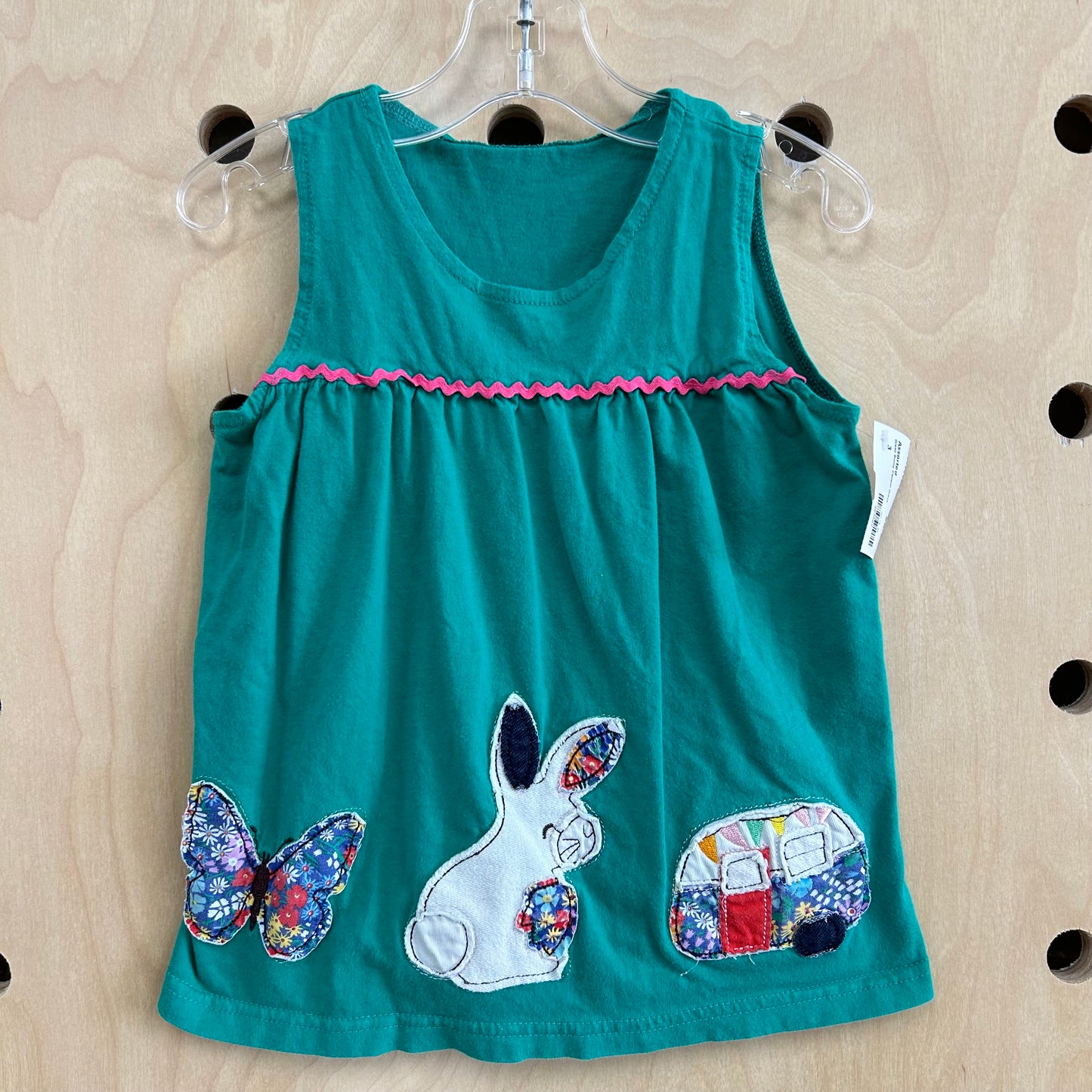 Green Bunny Camper Dress