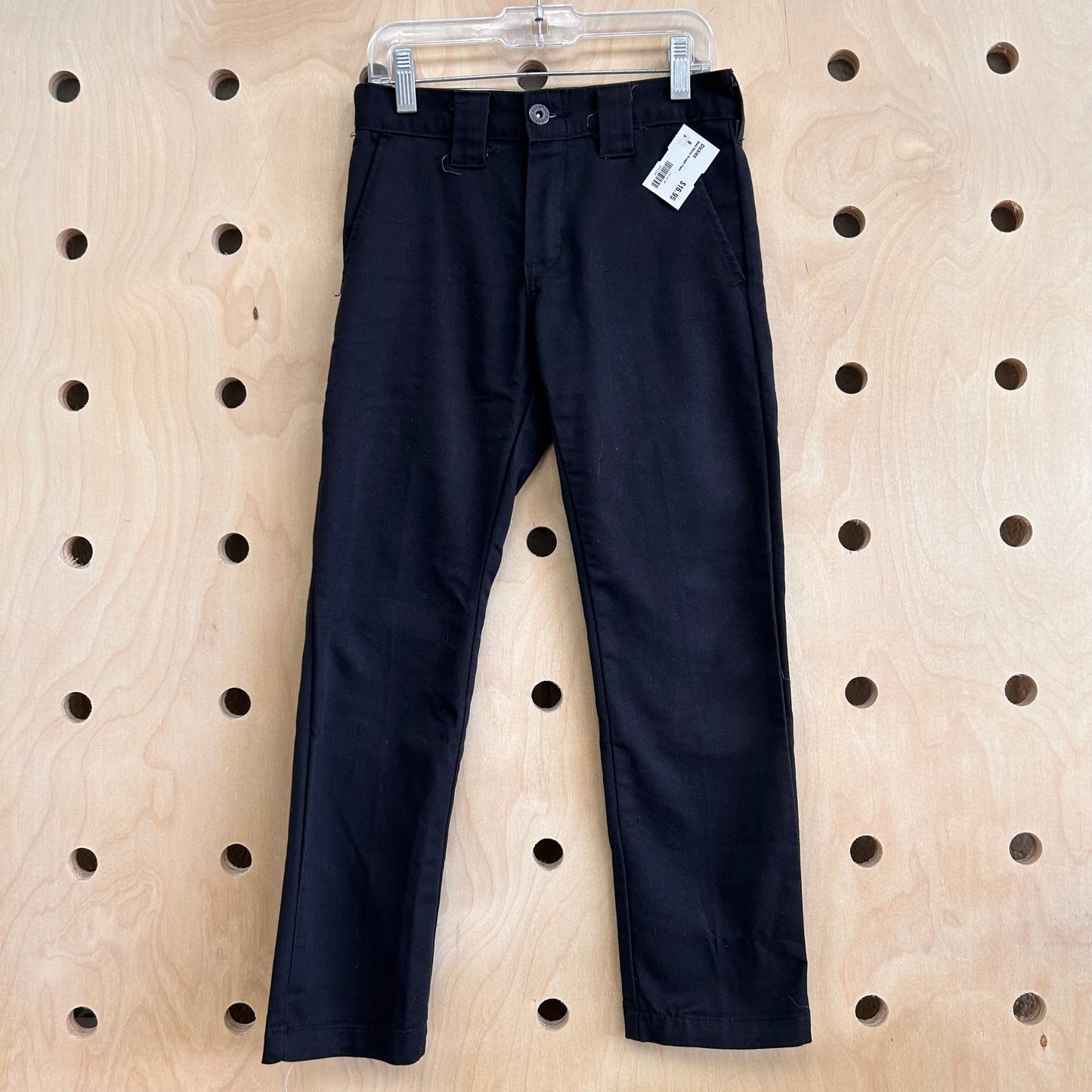 Black Skinny Straight Pants