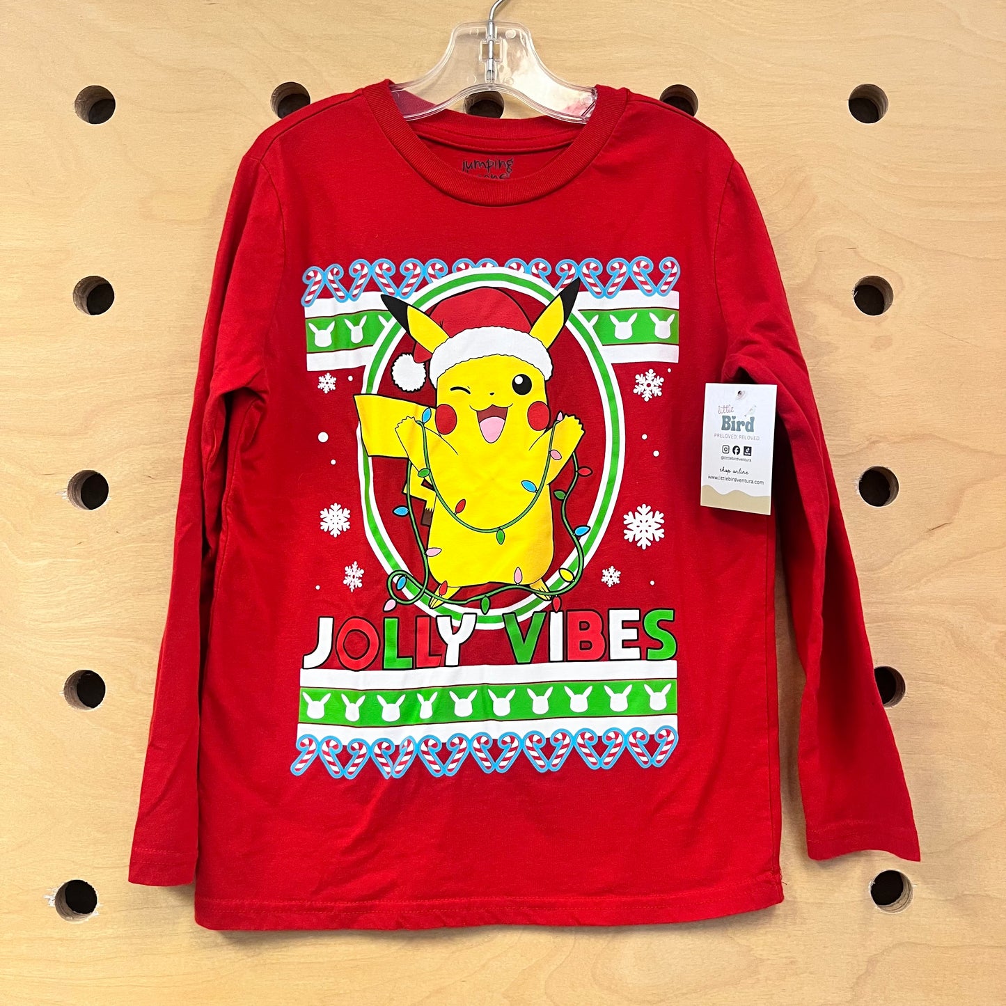 Red Pokemon Jolly Vibes Long Sleeve