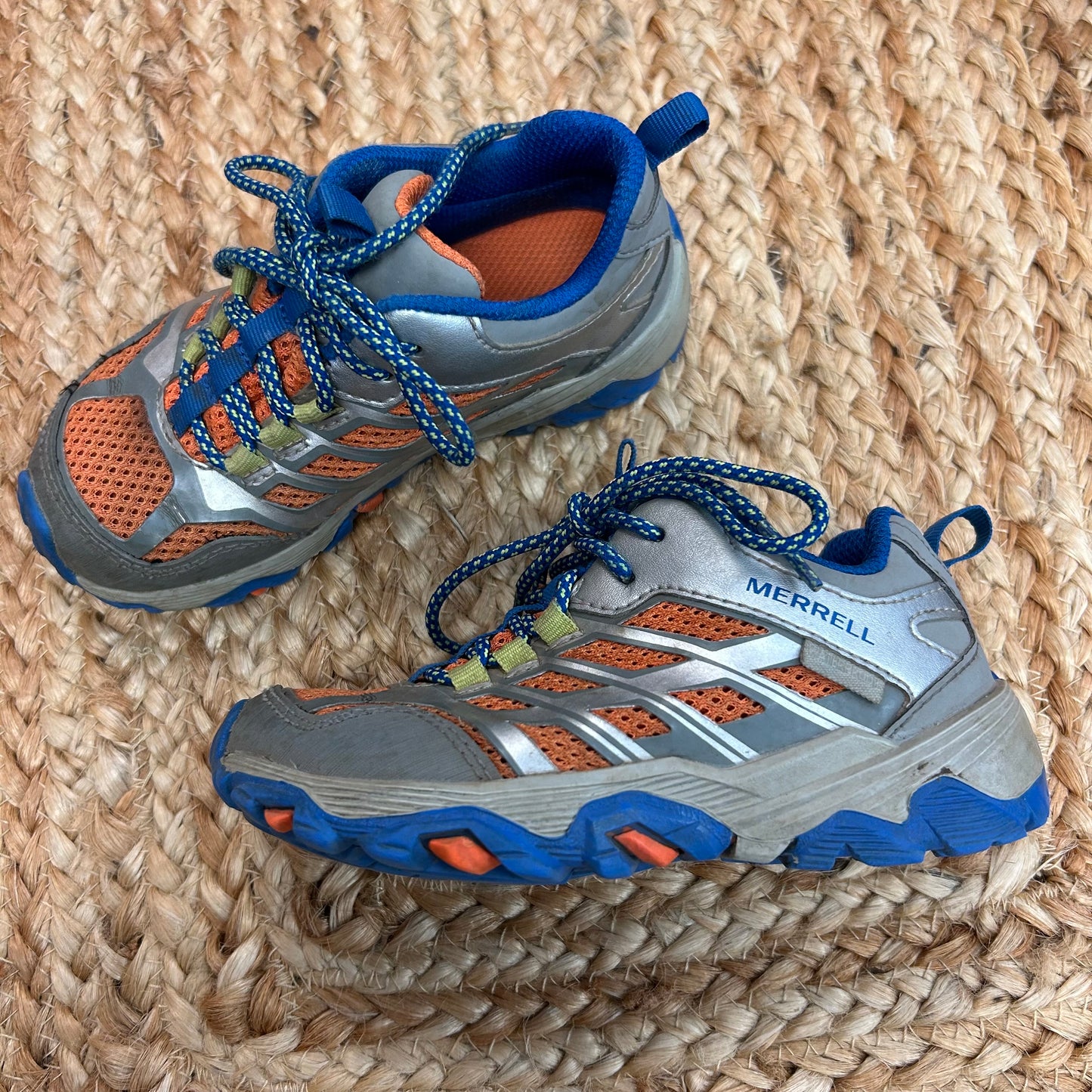 Orange & Blue Low Hiking Boots