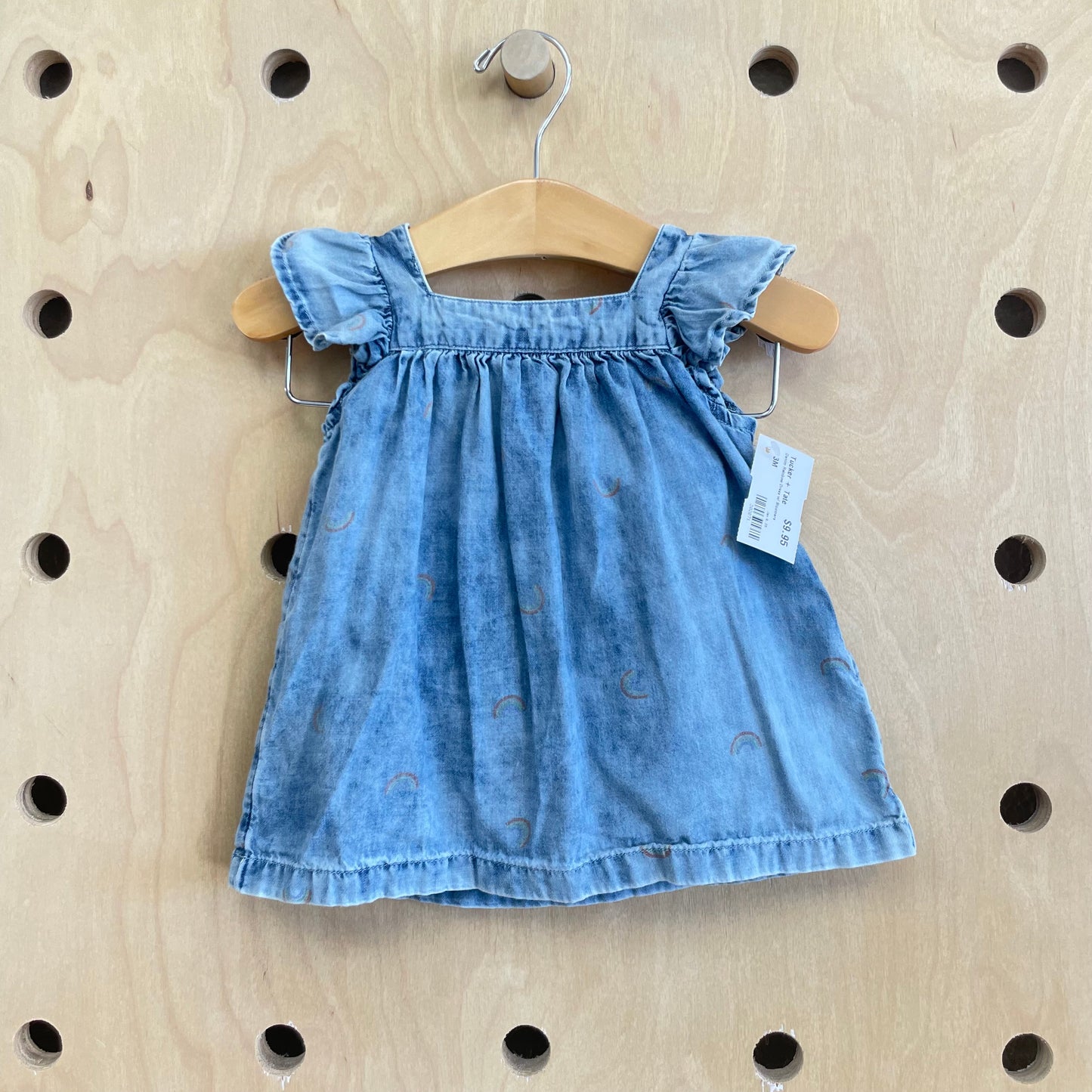 Denim Rainbow Dress w/ Bloomers