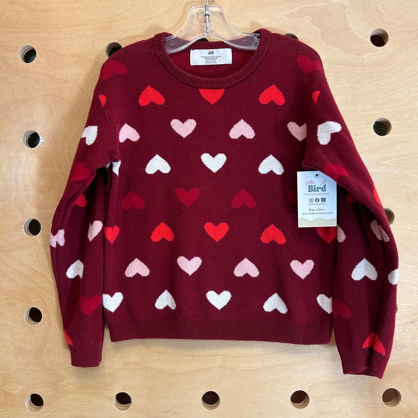 Red Hearts Sweater