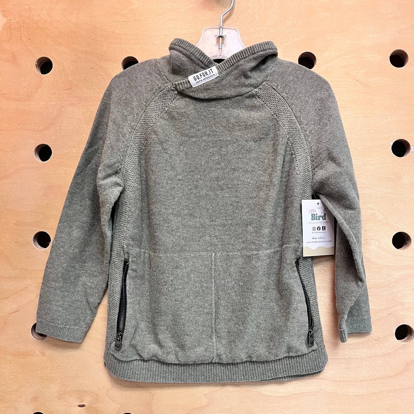 Grey Go For It Sweater