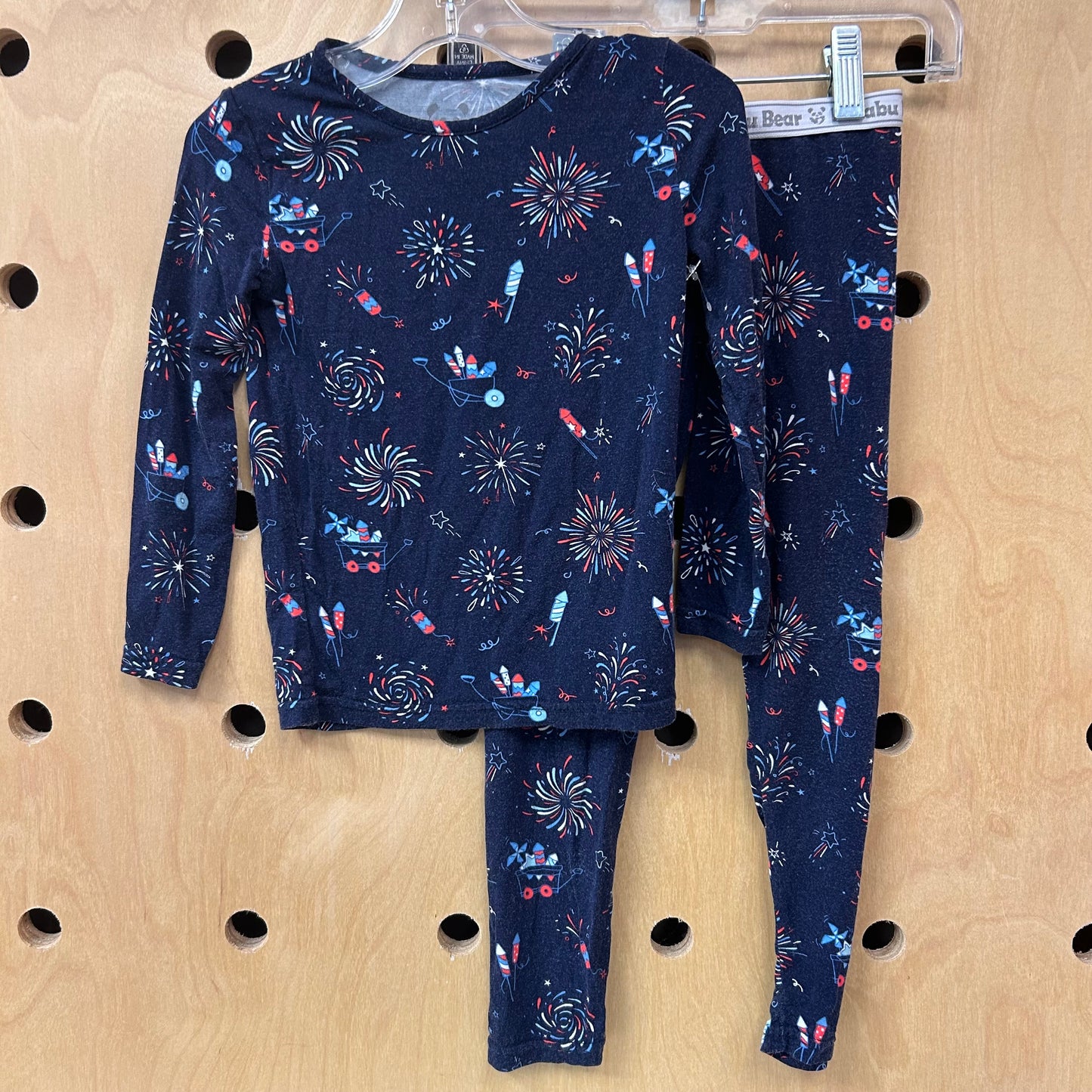 Blue Bamboo Fireworks Pajamas