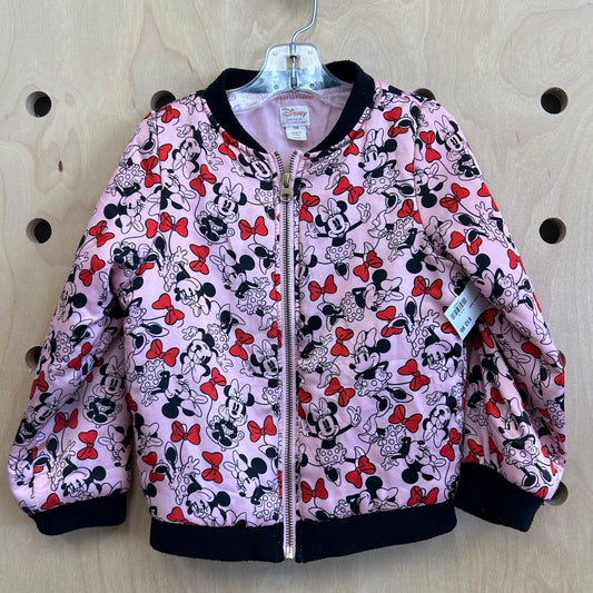 Pink Minnie Bomber Jacket