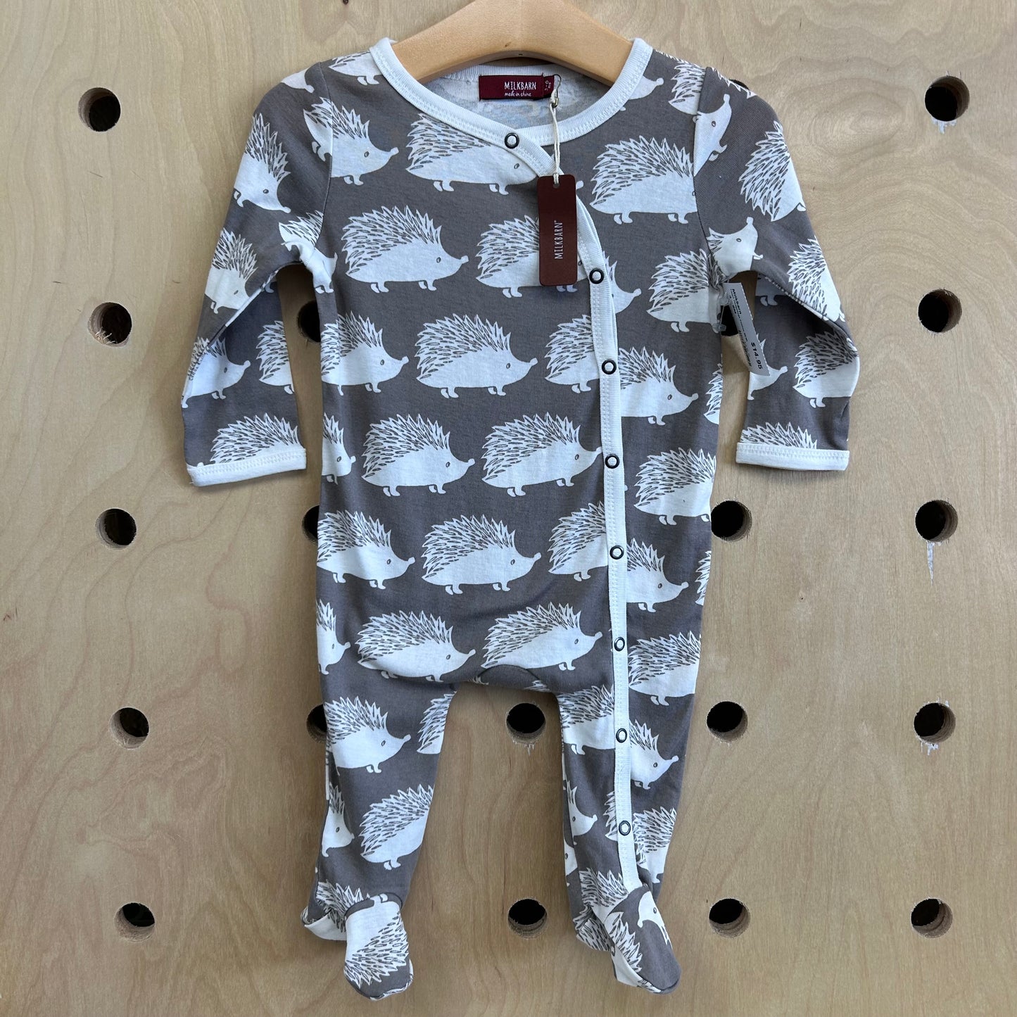 Taupe Hedgehogs Footies NEW!