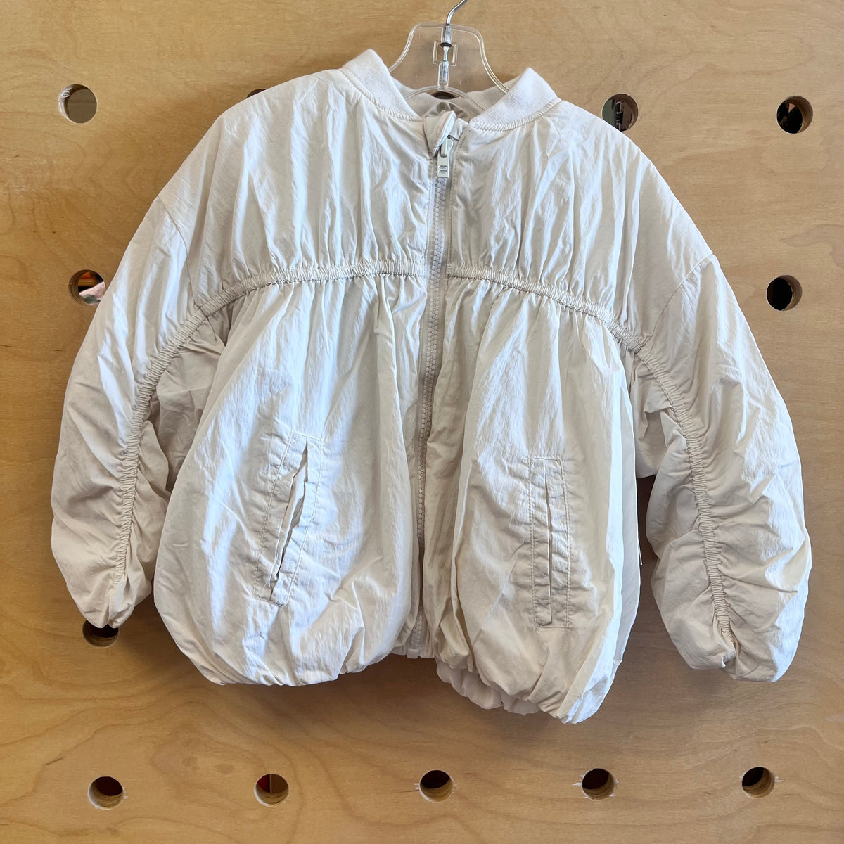 Cream Puffer Bomber Jacket