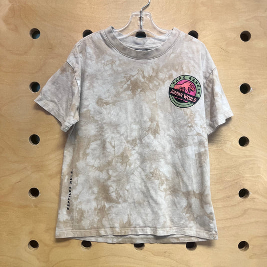 Tan Tie Dye 'Jurassic World' Tee