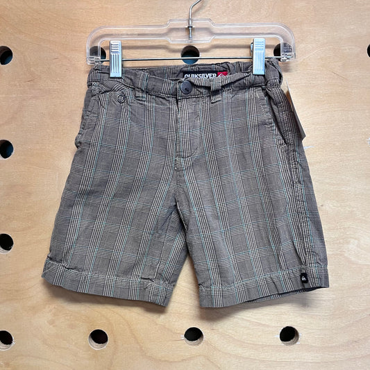 Tan Plaid Shortss