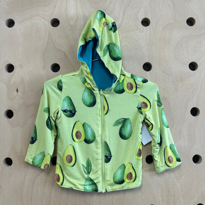Green Avocado Bamboo Zippy (Reversible)