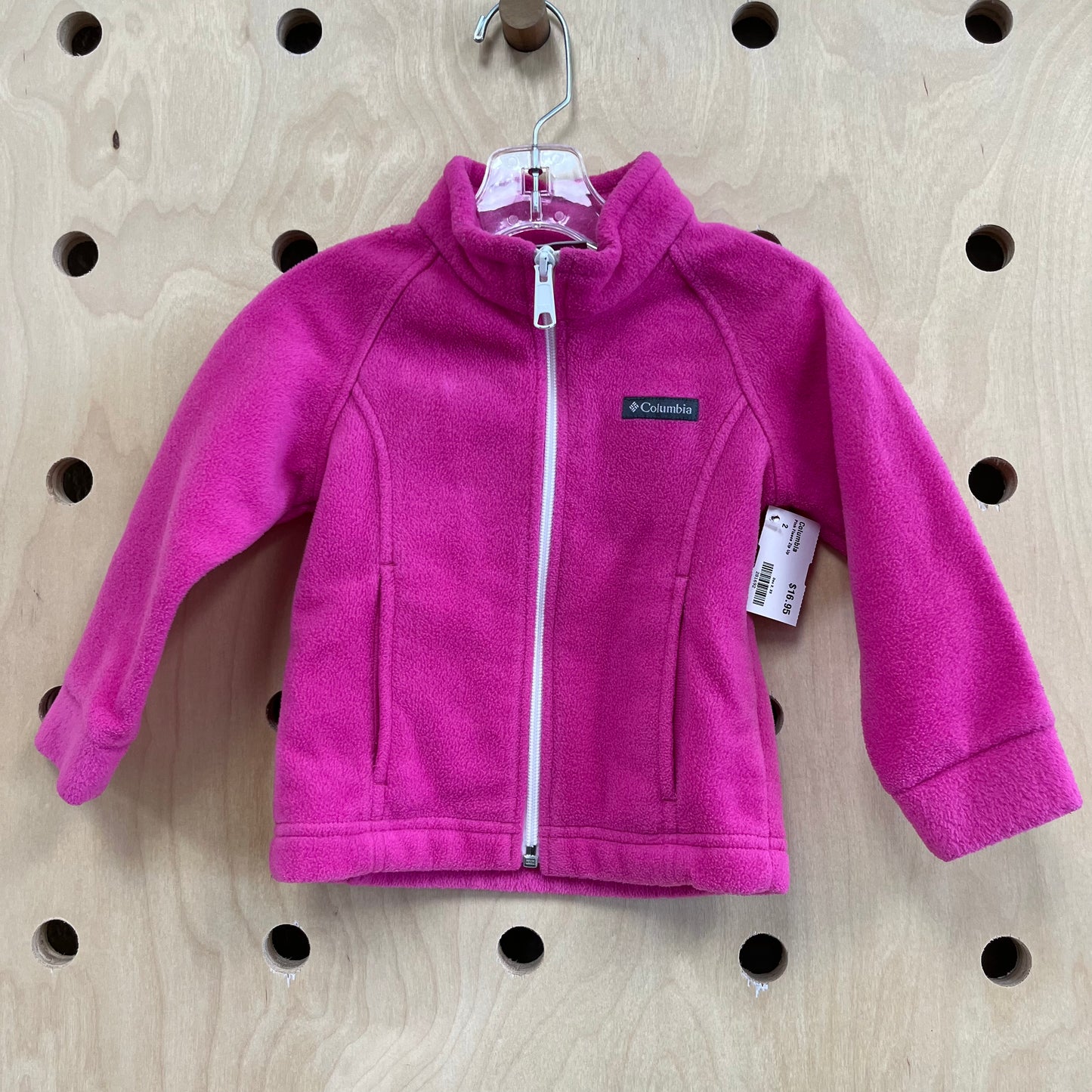 Pink Fleece Zip Up