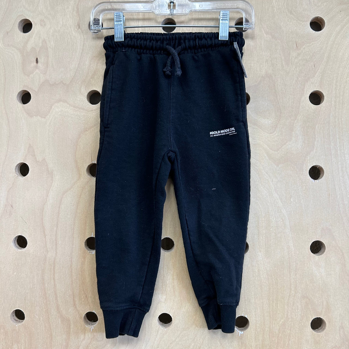Bold Mode Black Joggers