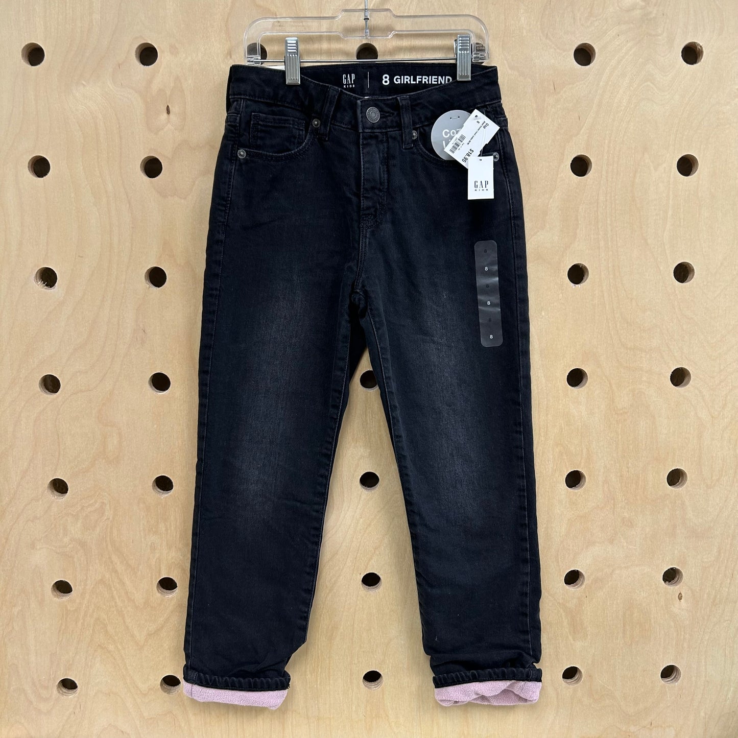 Black Denim Lined Jeans NEW!