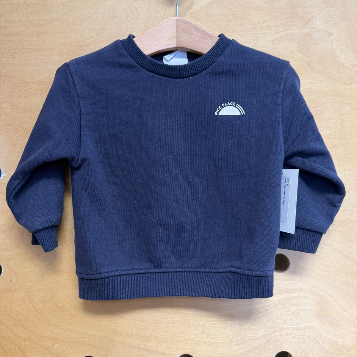 Navy 'Nice Place' Pullover