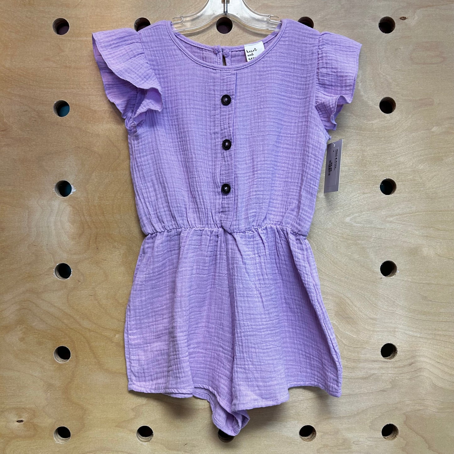 Lavender Cotton Romper
