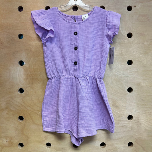 Lavender Cotton Romper