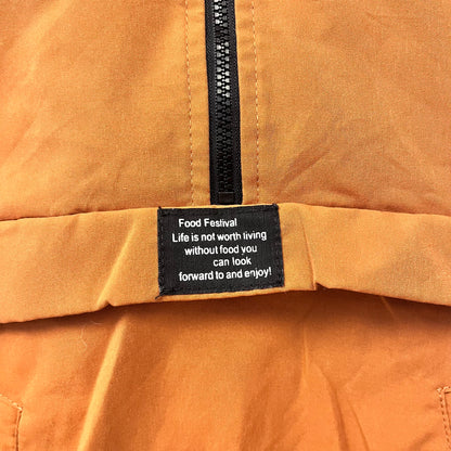 Burnt Orange Half Zip Hoodie