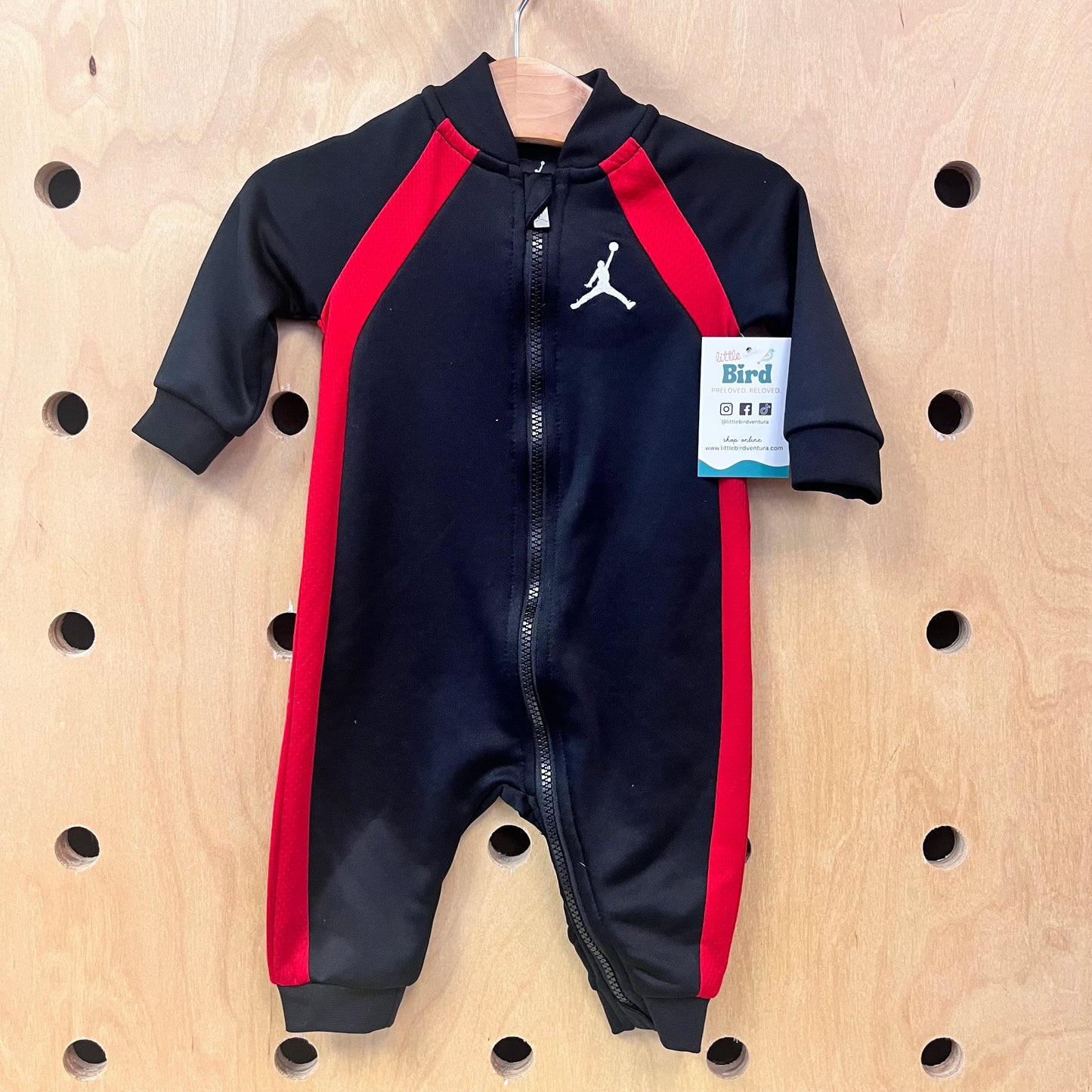 Black & Red Jordan Jumpsuit