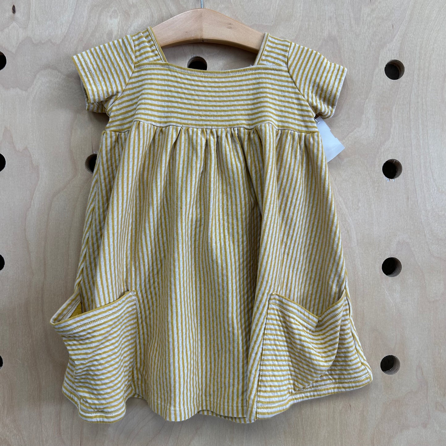 Yellow Striped Rylie Dress