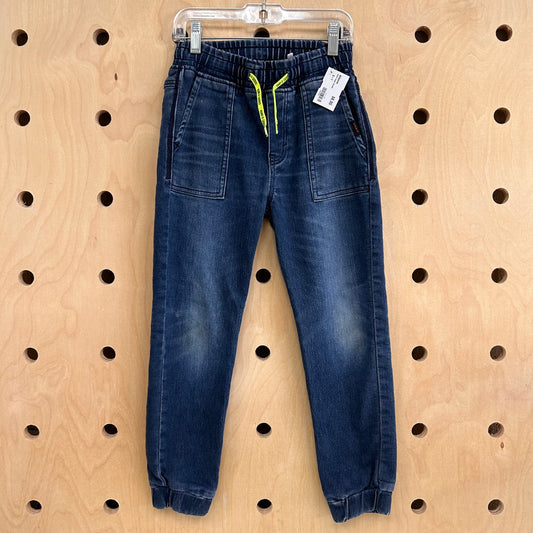 Denim Jogger Overalls