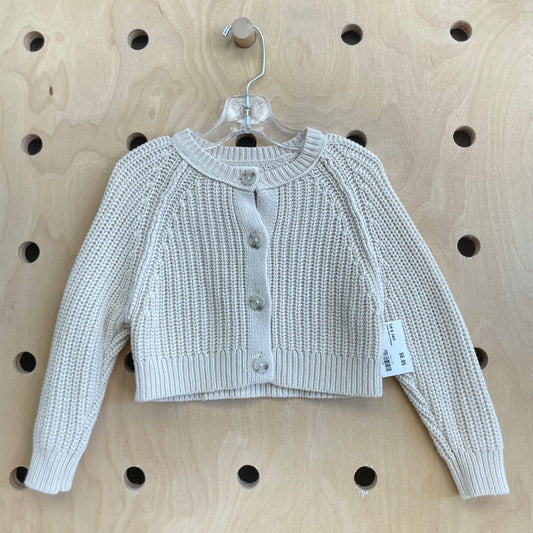 Cream Button Cardigan