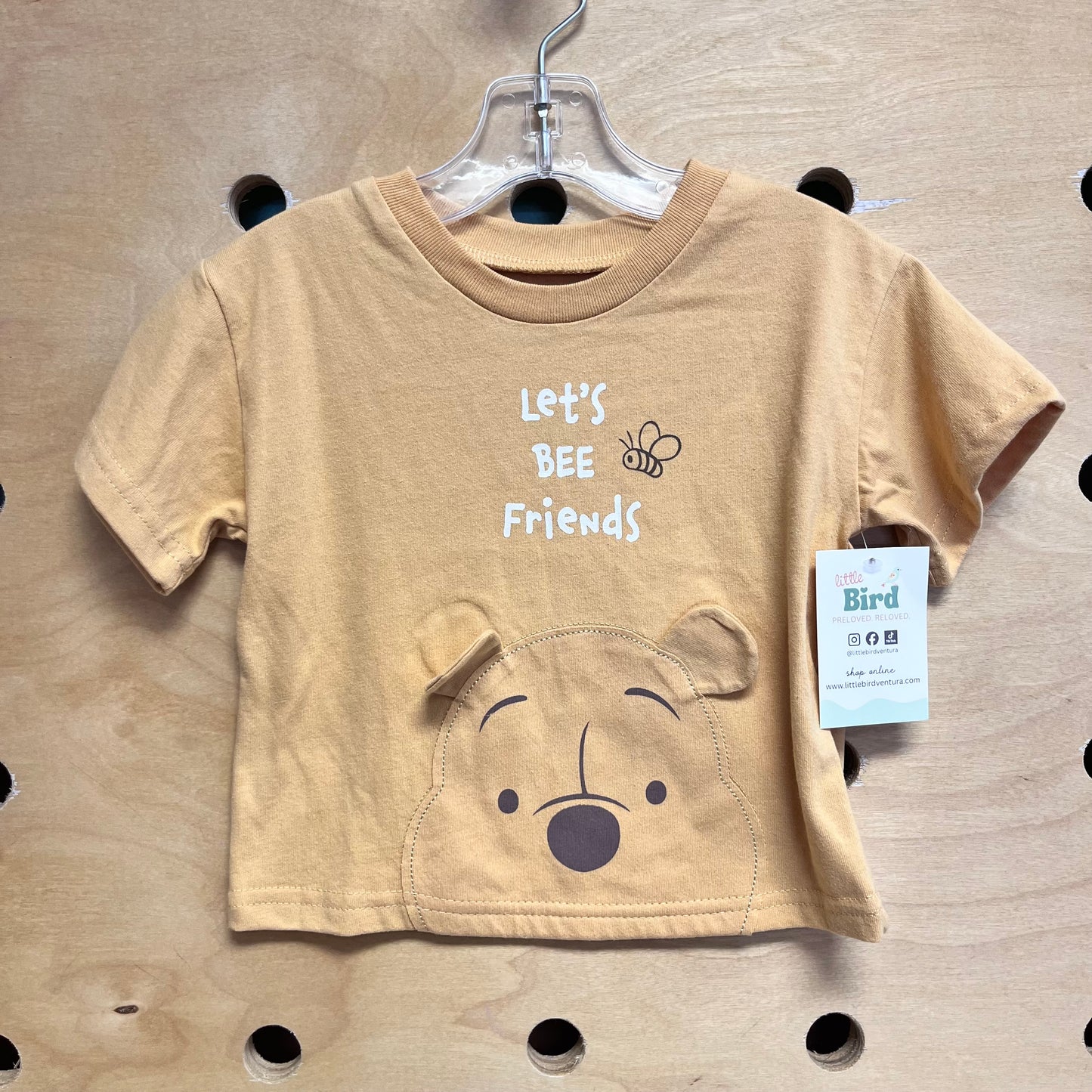 Yellow 'Lets Bee Friends' Pooh Tee