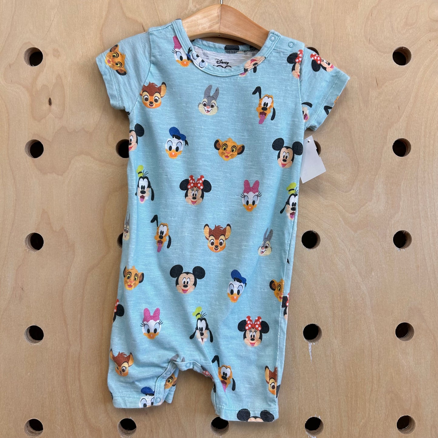 Blue Characters Romper