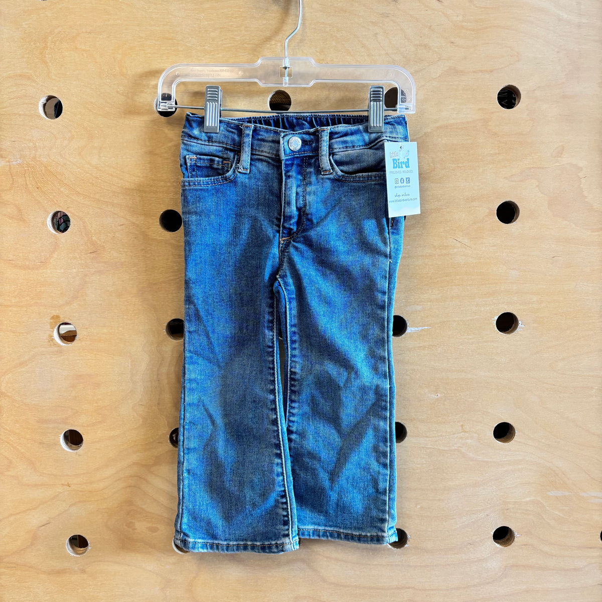 70's Flare Light Wash Denim