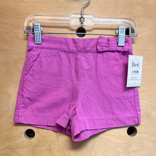 Pink Bow Pull On Shorts