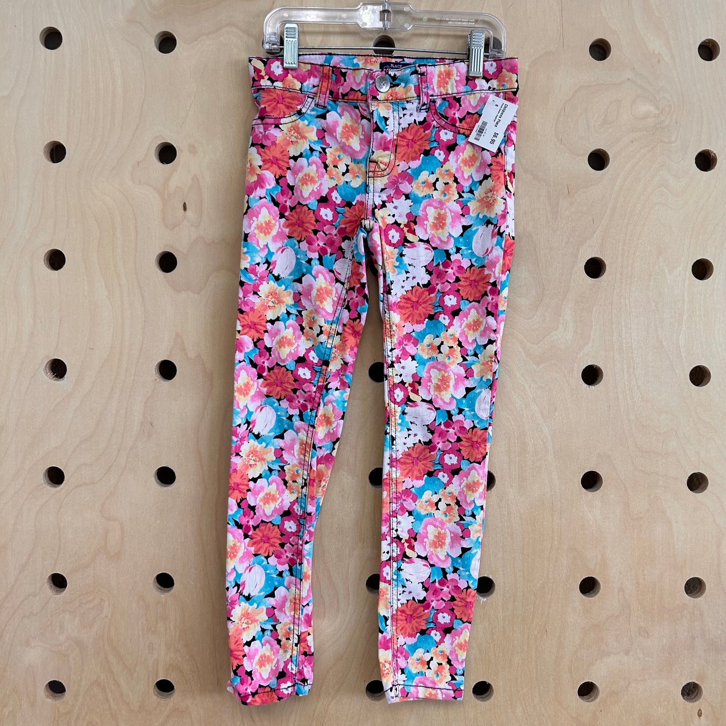 Floral Denim Jeggings